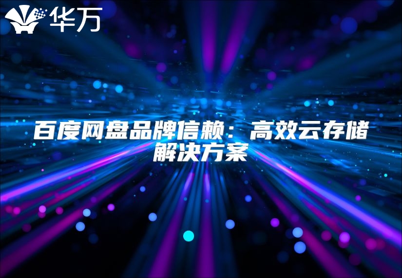 百度網(wǎng)盤品牌信賴：高效云存儲解決方案
