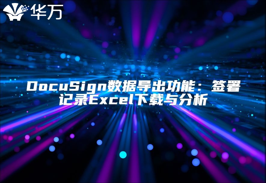 DocuSign數(shù)據(jù)導(dǎo)出功能:簽署記錄Excel下載與分析