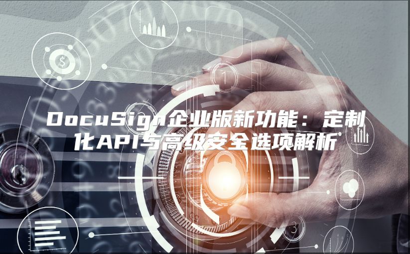 DocuSign企業(yè)版新功能：定制化API與高級安全選項解析