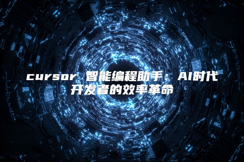 cursor 智能編程助手：AI時代開發(fā)者的效率革命